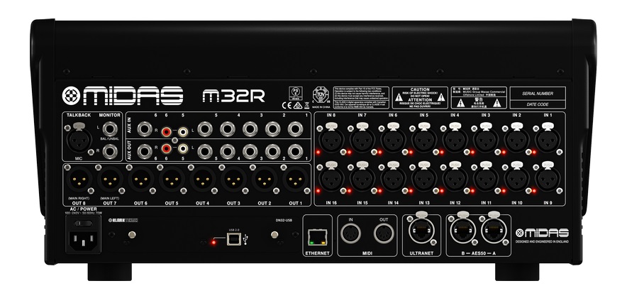 Sound System | 16-channel Digital Mixer | Midas M32R